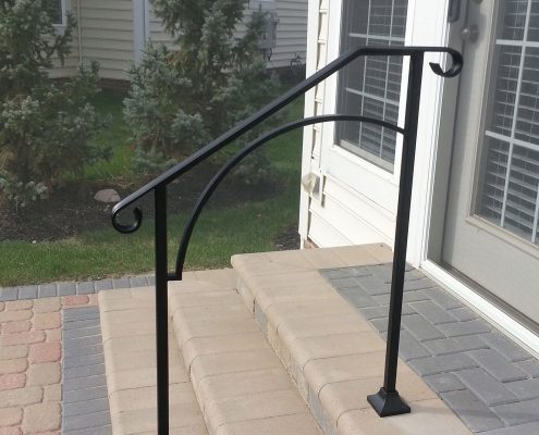 Iron X Handrails - DIY Handrails